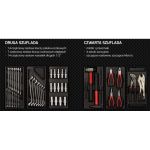 Tool cabinet ROOKS GARAGE with tools 170 pcs.