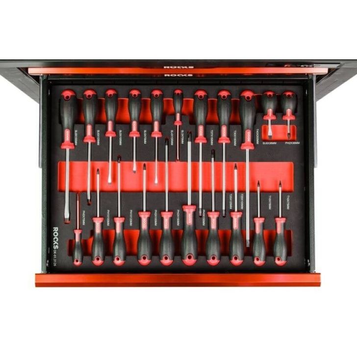 Screwdriver set SL, Torx, PH, CrV (21 pcs.)