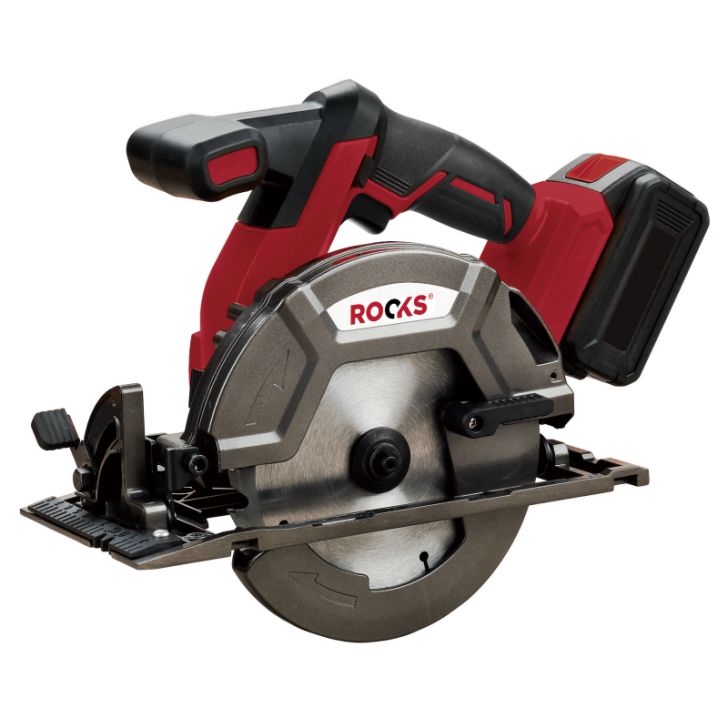 Cordless hand-held circular saw 165 mm, 5000 rpm, 18 V Aq-One, 4 Ah with charger and one battery