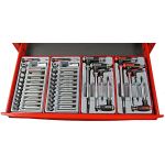 Instrumentu skapis Teng Tools ar 141 instrumentiem un 7 atvilktnēm