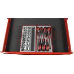 Instrumentu skapis Teng Tools ar 141 instrumentiem un 7 atvilktnēm