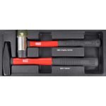Hammer set 500g, 40mm, 260mm (2 pcs)