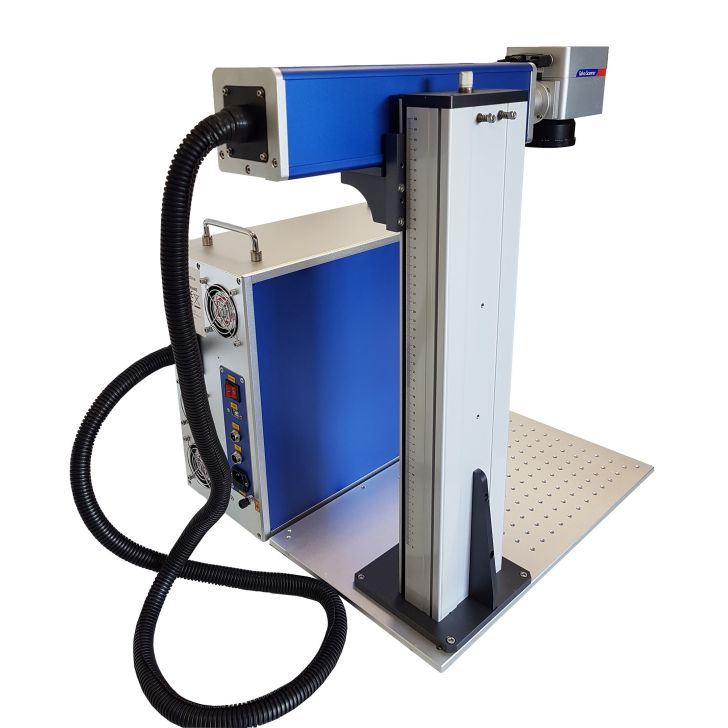 Šķiedras lāzera marķēšanas iekārta 20 W LASER FIBER + rotācijas ass + EZCAD