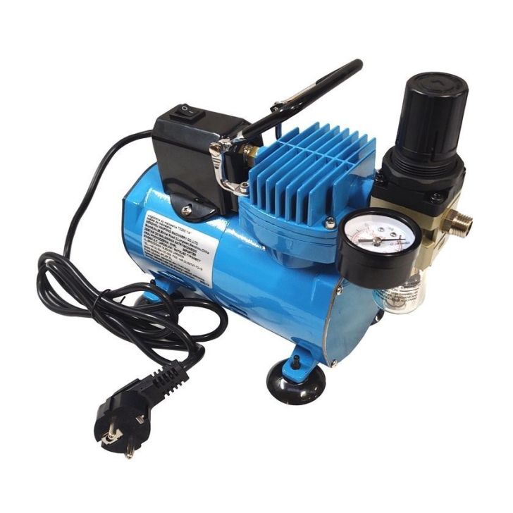 Airbrush kompresors TC-20CF zils ar Magma ventilatoru