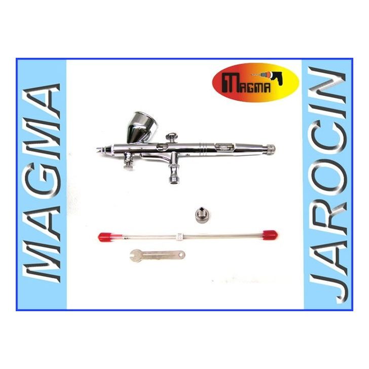 Magma TG-180 aerogrāfs ar 0,2 un 0,3 sprauslām.