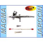 Magma TG-180 aerogrāfs ar 0,2 un 0,3 sprauslām.