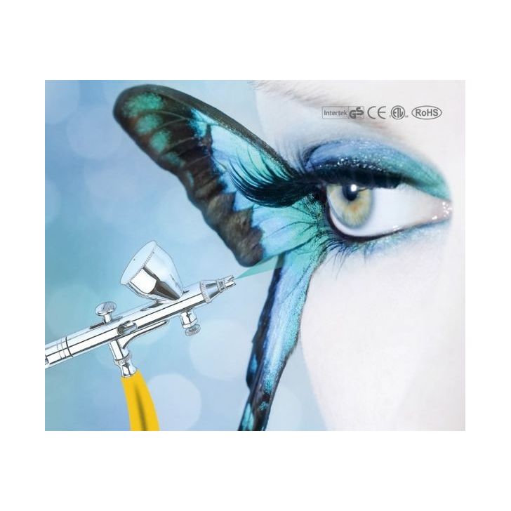 Magma TG-180 aerogrāfs ar 0,2 un 0,3 sprauslām.