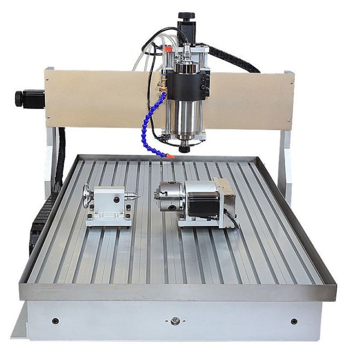 6090Z 4D CNC frēzēšanas mašīna + ūdens sistēma