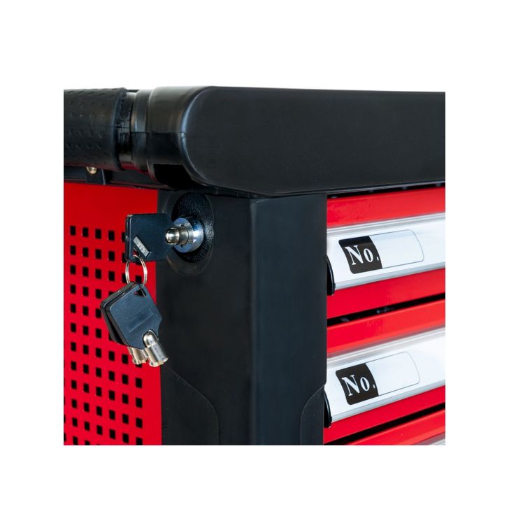 Pārvietojams instrumentu skapis ar instrumentiem 217 gab.