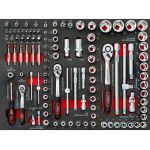 Pārvietojams instrumentu skapis ar instrumentiem 217 gab.