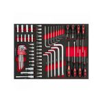 Pārvietojams instrumentu skapis ar instrumentiem 217 gab.