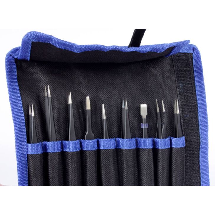 Tweezers set 10 pcs