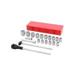 Socket wrench set 3/4" (19pcs)