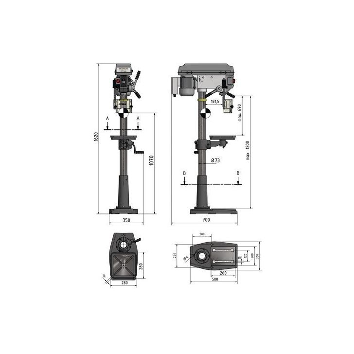 Drilling machine OPTIdrill DQ 25