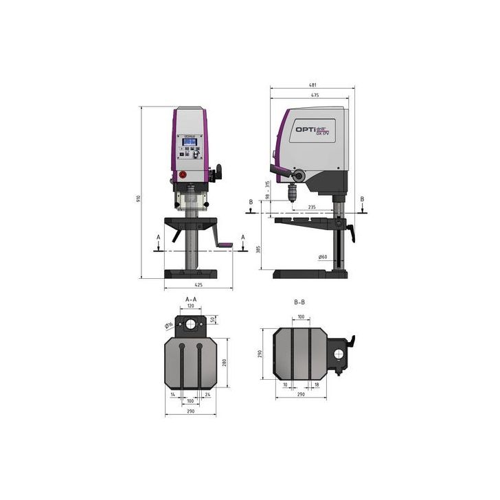 Urbjmašīna OPTIdrill DX 17V