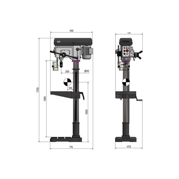 Urbjmašīna OPTIdrill DH 28FS