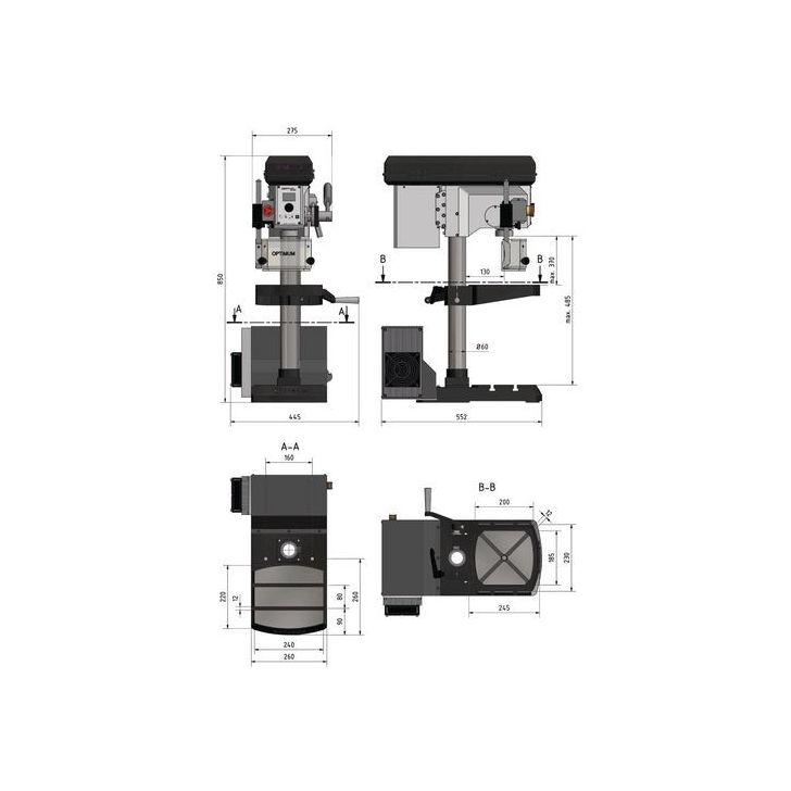 Urbjmašīna OPTIdrill DH 18V