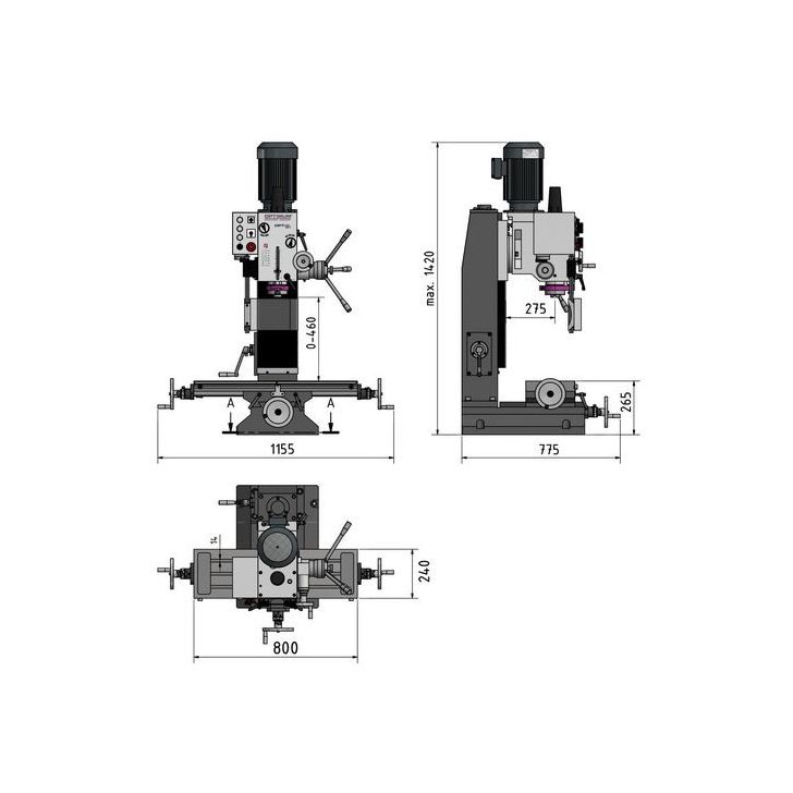 Фрезерный станок OPTImill MB 4