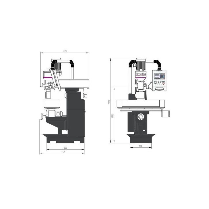Фрезерный станок OPTImill MT 50