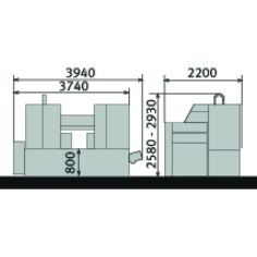 Ленточная пила HMBS 5000 CNC X 2