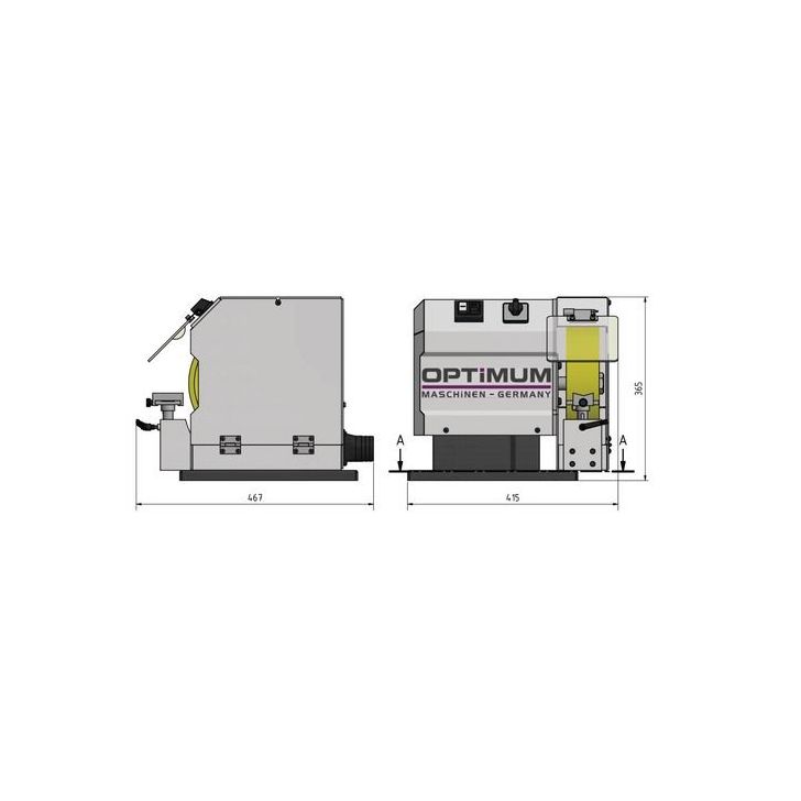 Galda slīpmašīna OPTIgrind GB 250B