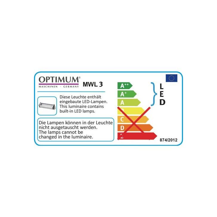 Lamp MWL 3 / 230V AC