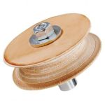 Profile disc with leather 100 mm LAS100-P Holzkraft
