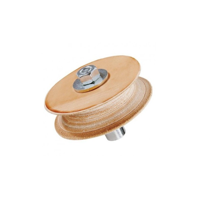 Profila disks ar ādu 100 mm LAS100-P Holzkraft