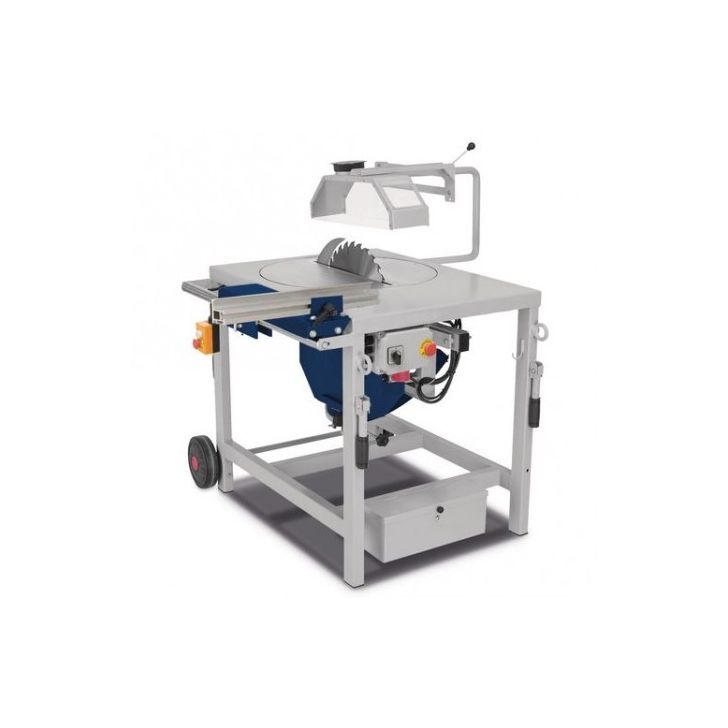 Table saw TKS-Z 400 with 90° swivel sawing unit and 45° adjustable bevel