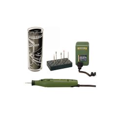 Complete engraving set with "trial glass", From 28 635