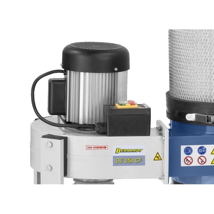 Putekļu un skaidu savācējs ar kārtridža filtru Bernardo DC 250 CF