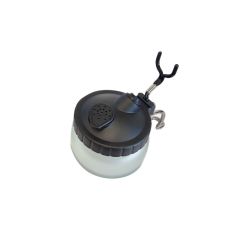 Jar-stand for cleaning airbrush
