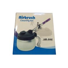 Jar-stand for cleaning airbrush 2