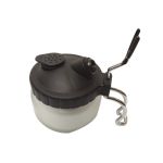 Jar-stand for cleaning airbrush