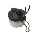 Jar-stand for cleaning airbrush