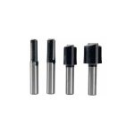 Milling cutter set (4 pcs.) HM 0.8/10/15