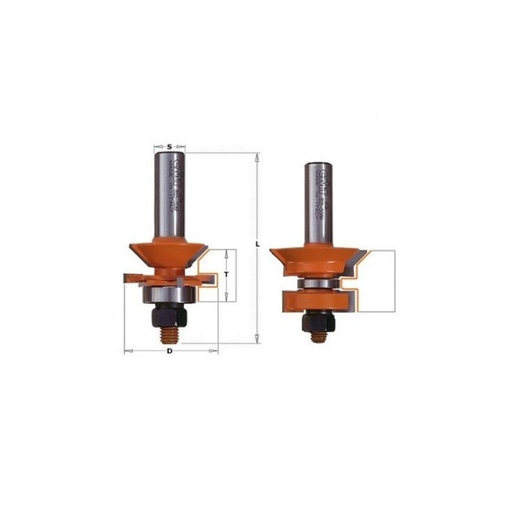 Milling cutter set (carriage board)