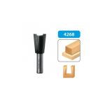 HM milling cutter D.19 / 7° shank 8 mm