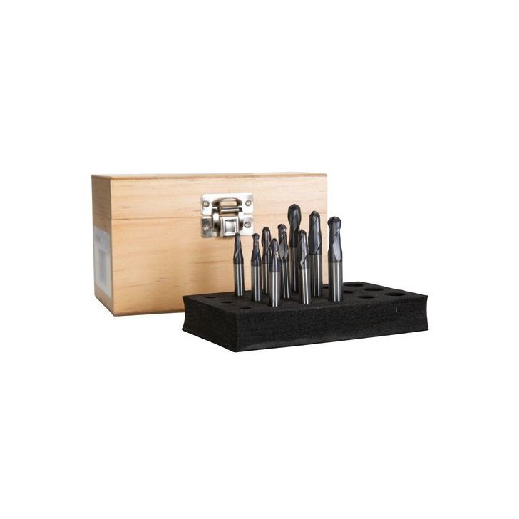 Radial milling cutter set