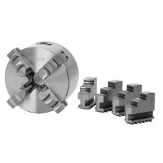 Четырехкулачковый токарный патрон, концентрический зажим Ø 100 мм.