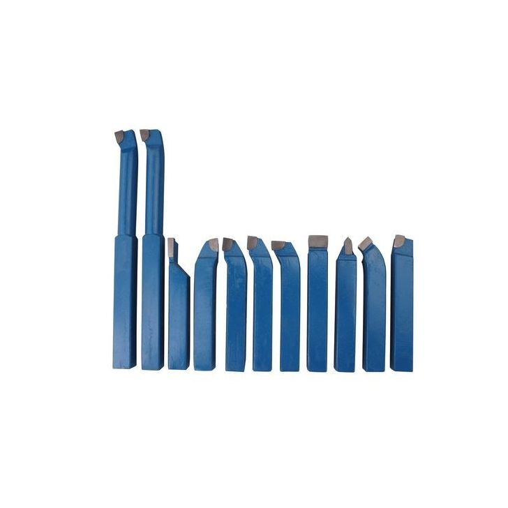 Turning tool set 8 mm, 11 pieces