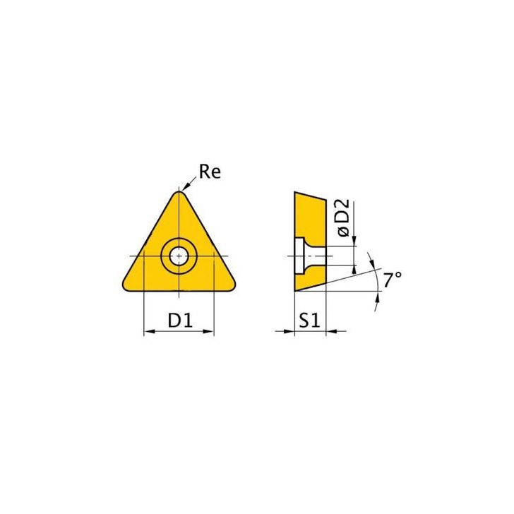 HM replacement inserts ISO TCMT090204