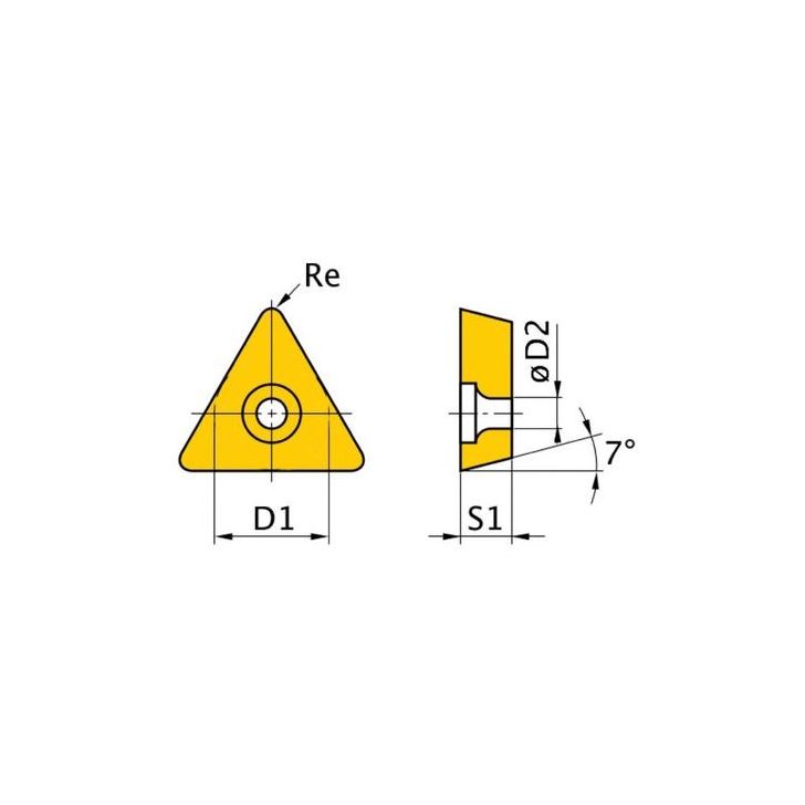 HM replacement inserts ISO TCMT110204