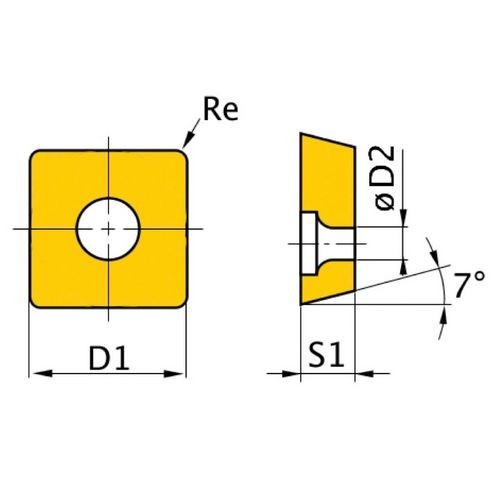 HM rezerves ieliktņi ISO SNMG090304