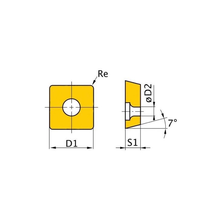 HM replacement inserts ISO SCMT09T304