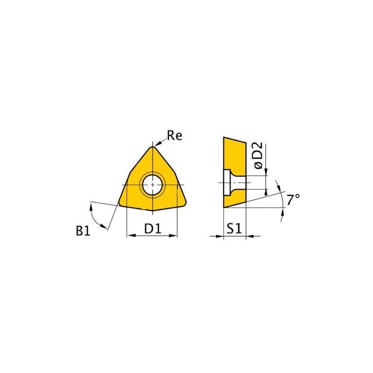 HM replacement inserts ISO WCMT050308