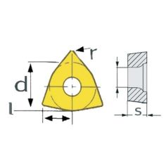 HM replacement inserts ISO WCMT050308 2
