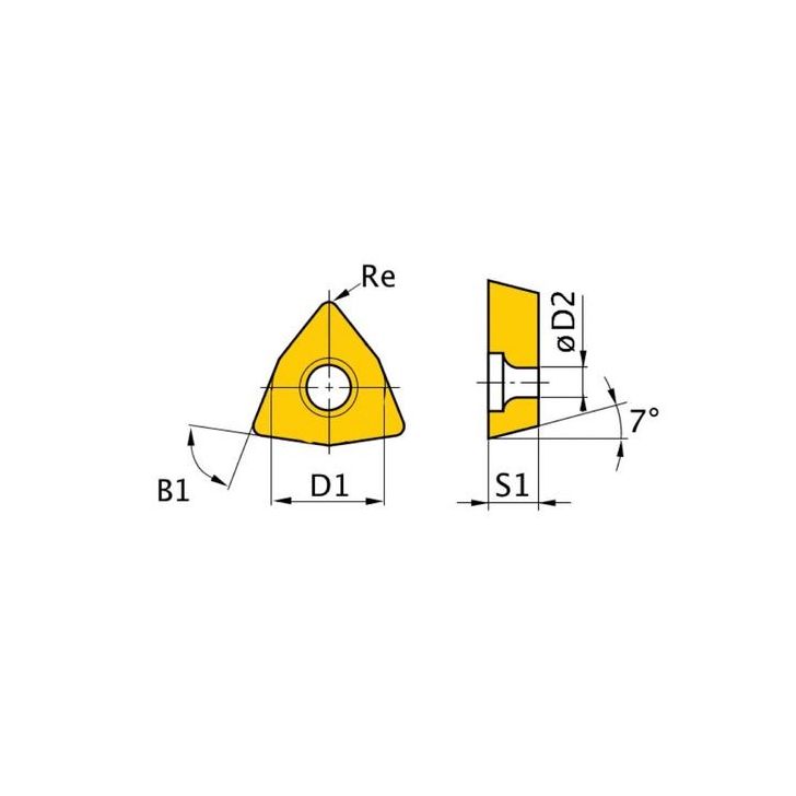 HM replacement inserts ISO WNMG060408