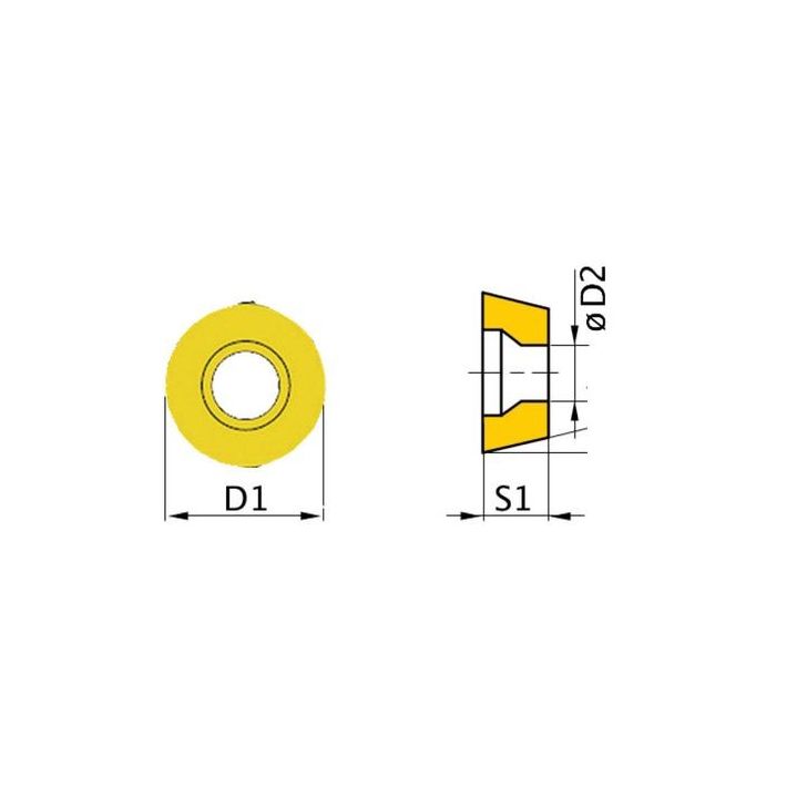 HM Replacement Inserts ISO RNMM1003MO