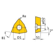 HM replacement inserts ISO WNMG080408